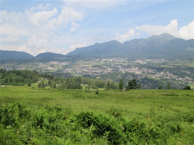 Vallata vista dalla discesa per malga Salanzada